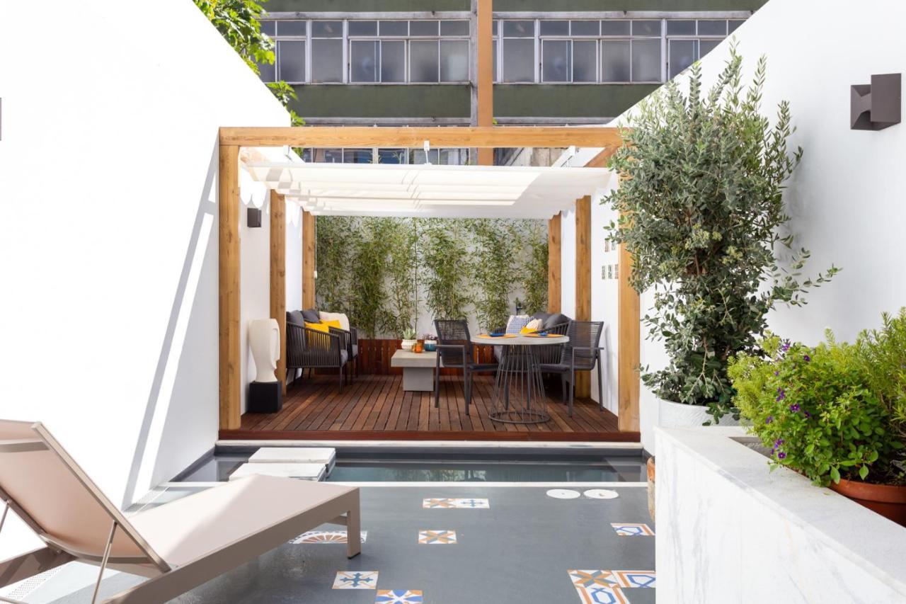 Stupendo- Two Rooms, Patio With Refreshing Pond-Center-Air Conditioning-Free Park Lisboa المظهر الخارجي الصورة