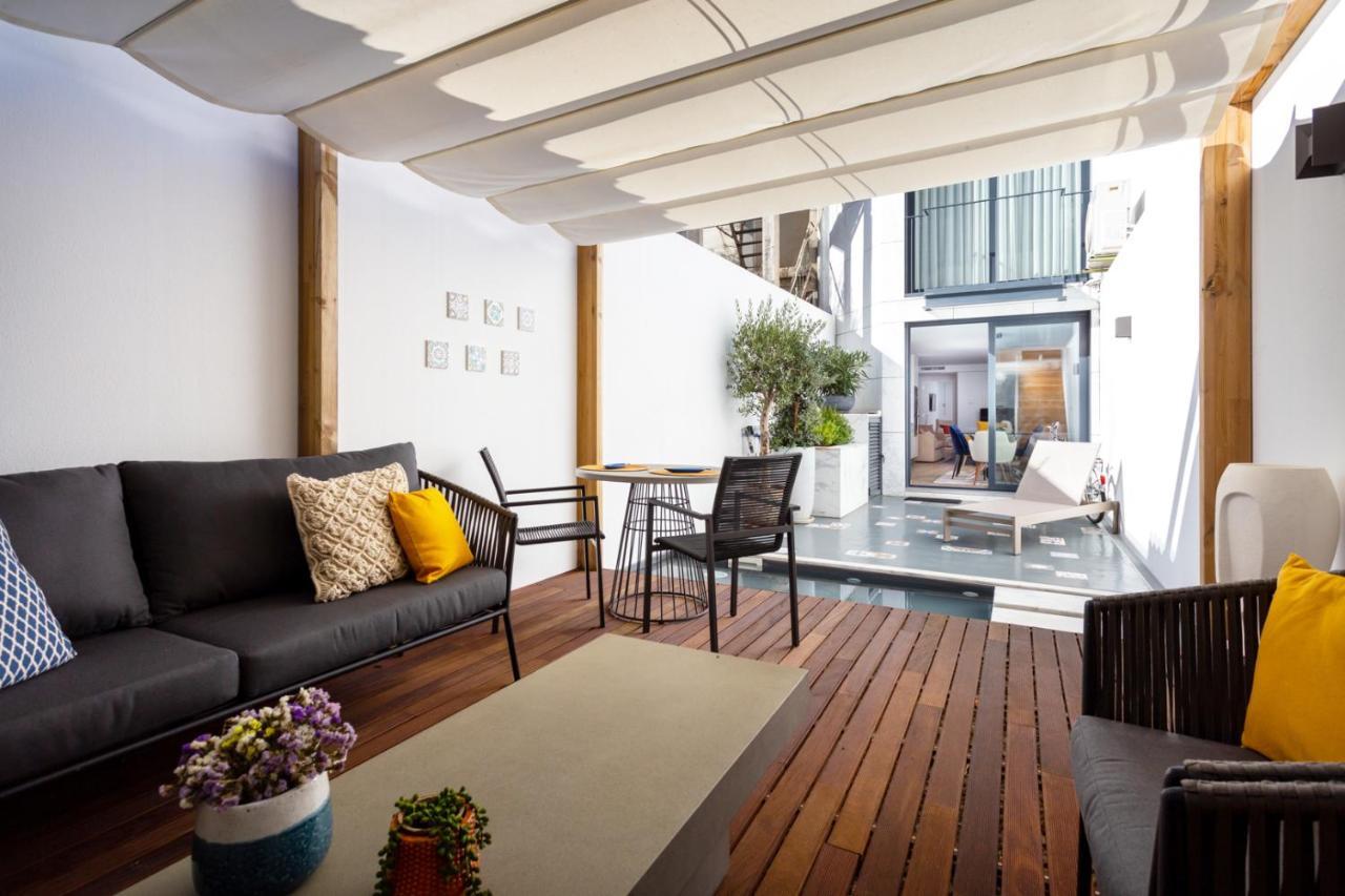 Stupendo- Two Rooms, Patio With Refreshing Pond-Center-Air Conditioning-Free Park Lisboa المظهر الخارجي الصورة